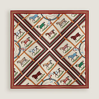 カレ ダブルフェイス90 《馬着》 | Hermès - エルメス-公式サイト